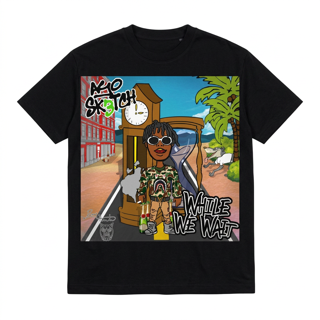 While We Wait Cover Tee